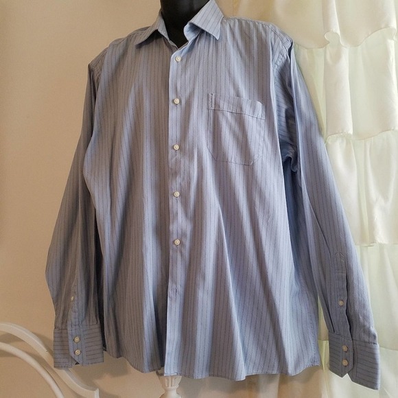 Ben Sherman - Men's Button Down Dress Shirt - Picture 1 of 4
